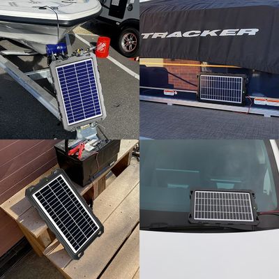 10W 12V بطارية شمسية شاحن التقطيع بطارية تعمل بالطاقة المحافظ البحري
