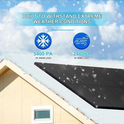 400W PV لوحات شمسية أحادية البلورات ثنائية الوجه مجموعة 10BB