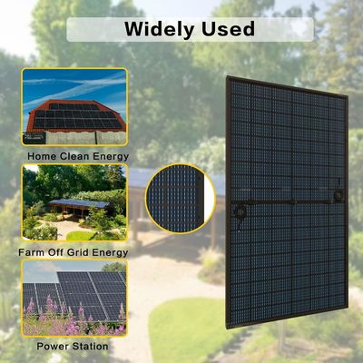 400W PV لوحات شمسية أحادية البلورات ثنائية الوجه مجموعة 10BB