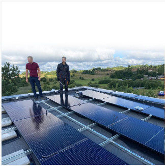 5.5KW / 11KW نظام شمسي كامل خارج الشبكة نظام بطارية مستقل مع أبيض