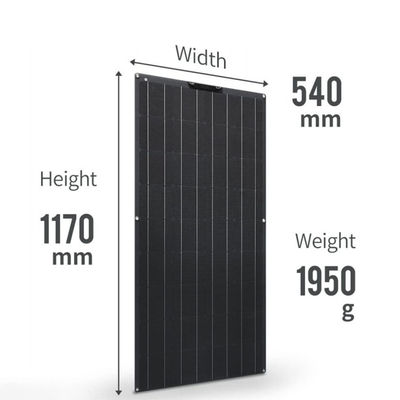مجموعة الألواح الشمسية المرنة خارج الشبكة 150w 18V