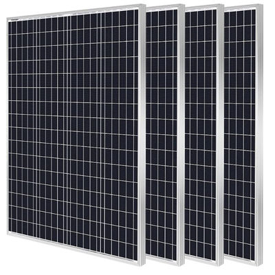 وحدة شمسية أحادية البلورات الواحدة المقاومة للماء 100W 12V لوحة شمسية صلبة