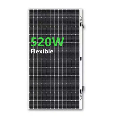520W الطاقة الكهروضوئية المرنة الطاقة الشمسية لوحة الشمسية رقيقة فيلم التدحرج للقارب كاميرا مقطورة