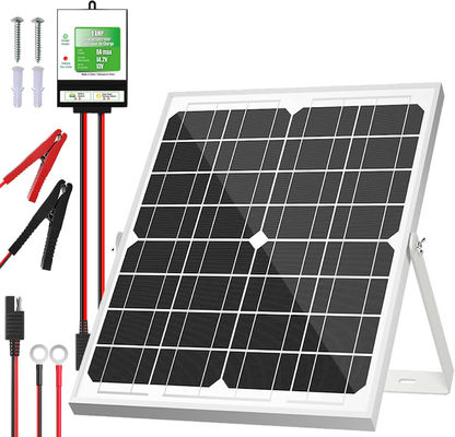 20W 12V وحدة الطاقة الشمسية شاحن البطارية محرك الصيانة للدراجات النارية السيارات