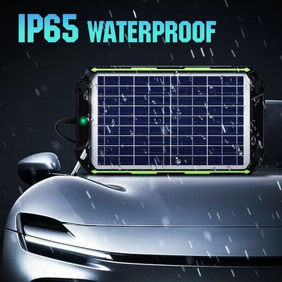 10W 12V مضاد للماء شاحن بطارية شمسية صيانة لسيارة قارب بحرية RV