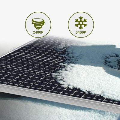 100W 12V 9BB الطاقة الكهروضوئية شرفة ألواح شمسية للمشروعات المتنقلة القارب البحري
