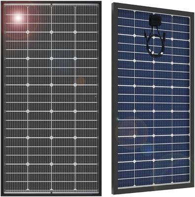 200 واط لوحات شمسية أحادية البلورات Pv وحدة 12V 10BB للمنزل RV