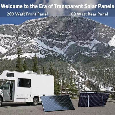 200 واط لوحات شمسية أحادية البلورات Pv وحدة 12V 10BB للمنزل RV
