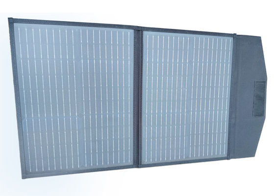 FT160 نظام شحن الخلايا الشمسية المرنة المحمولة 160W 18V مع ABS الأسود