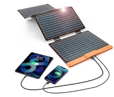FT40 شاحن شمسي محمول صغير من نوع USB وحدات أحادية البلورية IP67 مقاومة للماء