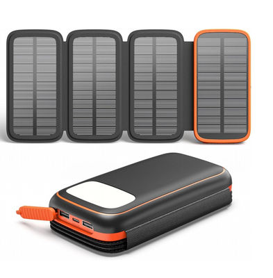OEM 12 فولت لوح شمسي محمول شاحن بنك الطاقة الشمسية 27000mah
