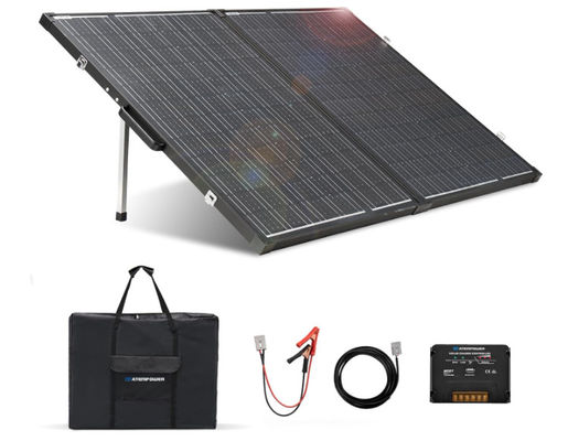 غطاء شمسي قابل للطي 160W لوحات شمسية BIPV أحادية البلورية خفيفة الوزن