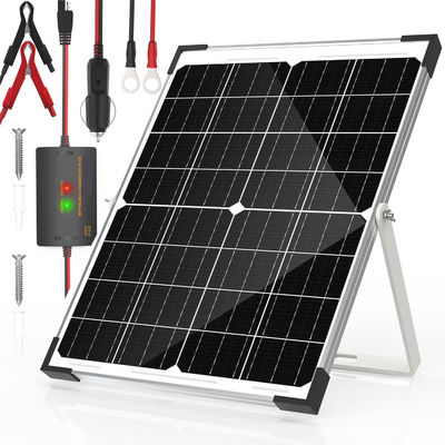 25W بطارية شمسية شاحن محفز 12V للسيارة الدراجة النارية