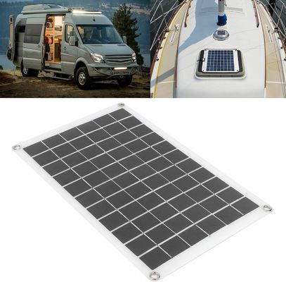 لوح شمسي خفيف الوزن محمول خلية أحادية البلورات 100W 12/24V مخرج USB