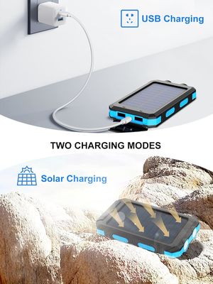38800mAh طاقة شمسية بنك طاقة USB مقاوم للماء للتخييم في الهواء الطلق