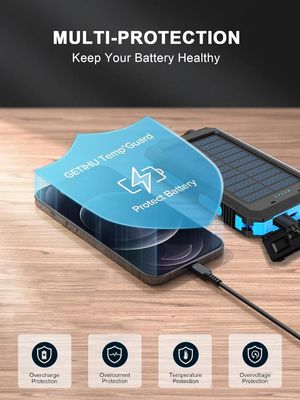 38800mAh طاقة شمسية بنك طاقة USB مقاوم للماء للتخييم في الهواء الطلق