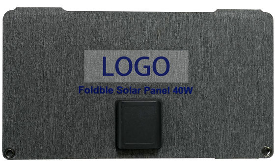 FT40W لوحة شمسية قابلة للطي 40W لوحة شمسية قابلة للماء IP65 مع الأسود
